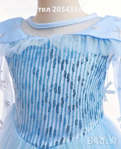 Детска рокля Елза от Замръзналото кралство , снимка 3 - Детски рокли и поли - 51825323