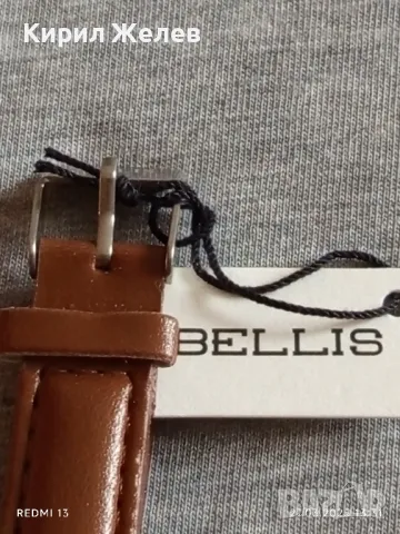 Чисто нов часовник BELLIS с кожена каишка много красив стилен дизайн 49821, снимка 4 - Дамски - 49661425