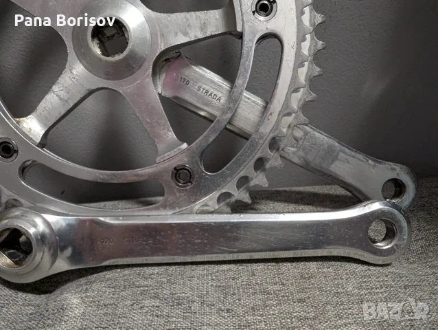 Ретро Шосейни Курбели Campagnolo Record 151BCCD, Pre 73, снимка 6 - Части за велосипеди - 56529297