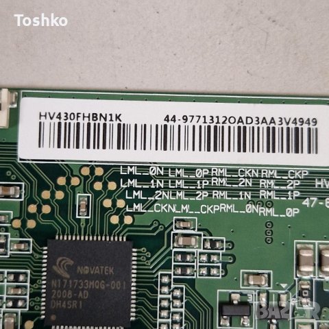 TCON BOARD HV430FHBN1K TV SONY KDL-43WF665, снимка 2 - Части и Платки - 40564803