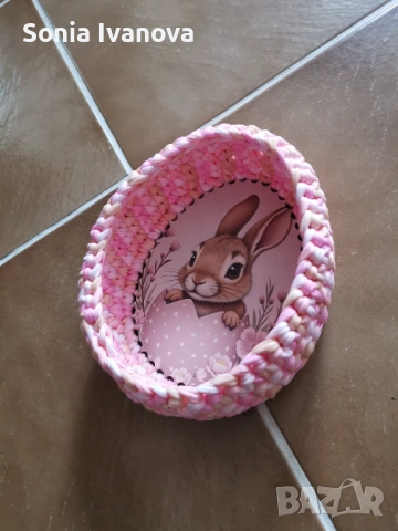 Панер/кошница Великден, снимка 4 - Ръчно изработени сувенири - 54074216