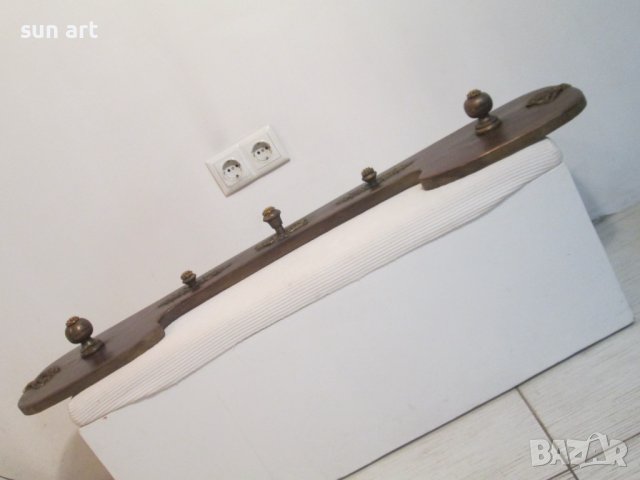 антична дървена закачалка, снимка 14 - Закачалки - 38037122