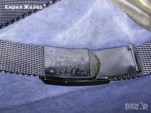 ORIENT AAA Crystal 21 JEWELS Стар МАРКОВ ЯПОНСКИ МЕХАНИЧЕН ЧАСОВНИК с Неръжд СТОМАНЕНА ВЕРИЖКА 36571, снимка 5 - Антикварни и старинни предмети - 39892680