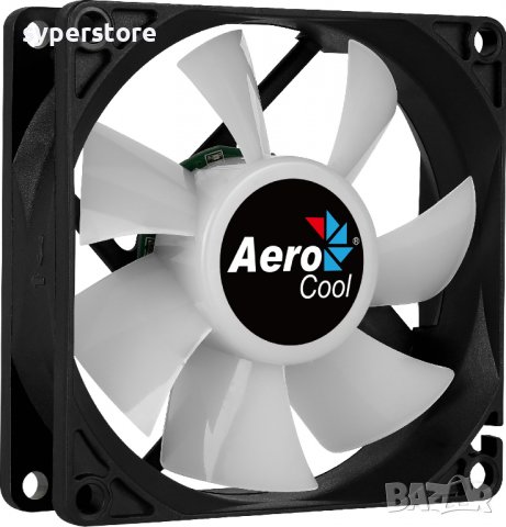 Вентилатор за компютър 80x80x25mm Aerocool ACF1-FS10117.11 1500RPM, снимка 2 - Други - 40094502