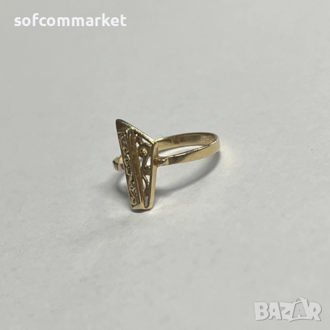 Златен пръстен 14К - 1,04 гр