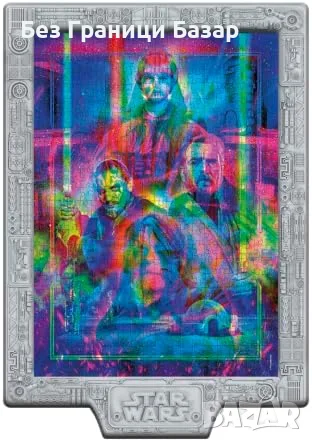 Нов Пъзел Star Wars 520 части RGB LED Metamorphic Art Episodes 1 2 3 Clementoni идеален подарък , снимка 2 - Пъзели - 56208758