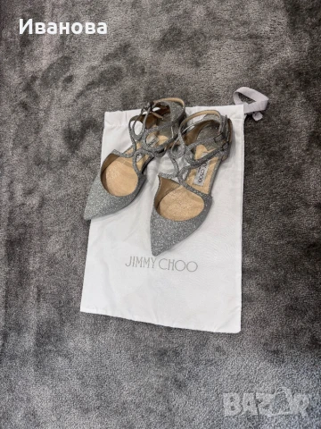 Луксозни Дамски обувки JIMMY CHOO , снимка 5 - Пантофи - 50920628