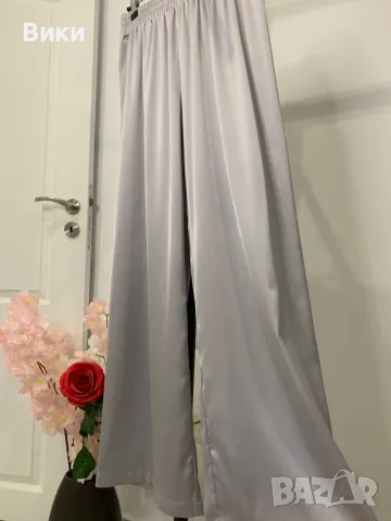 Сатенен панталон размер S-M, снимка 6 - Панталони - 49337497