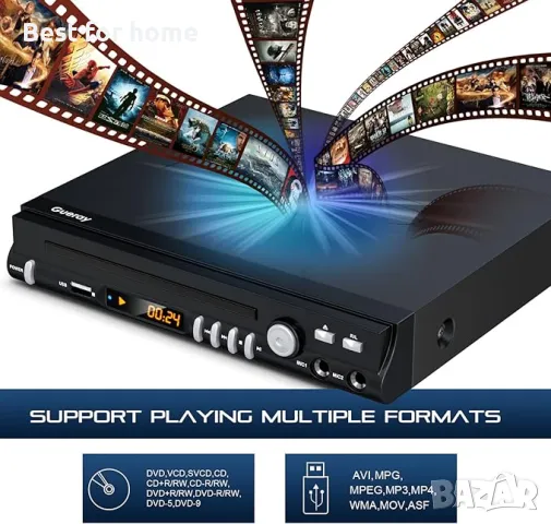 Gueray DVD плейър, снимка 2 - Плейъри, домашно кино, прожектори - 49343806