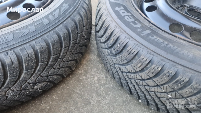 Зимни гуми и джанти 185/65/15, снимка 4 - Гуми и джанти - 52110019