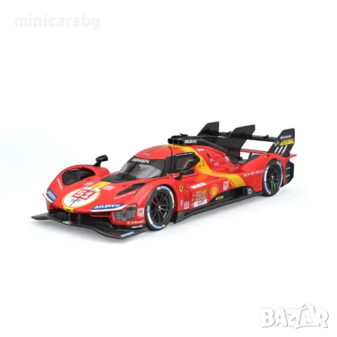 Метални колички: Ferrari 499P Le Mans Hypercar, снимка 2 - Колекции - 48260456