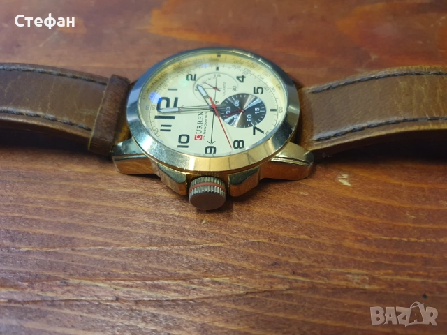 Мъжки ръчен часовник CURREN 8182B В перфектно техническо и много добро визуално състояние., снимка 4 - Мъжки - 51960129