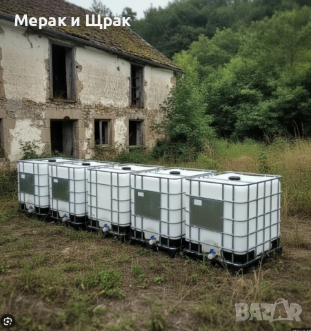 Продавам 1000-литрови бидони (IBC резервоар)., снимка 3 - Бидони, бурета и бъчви - 52877313