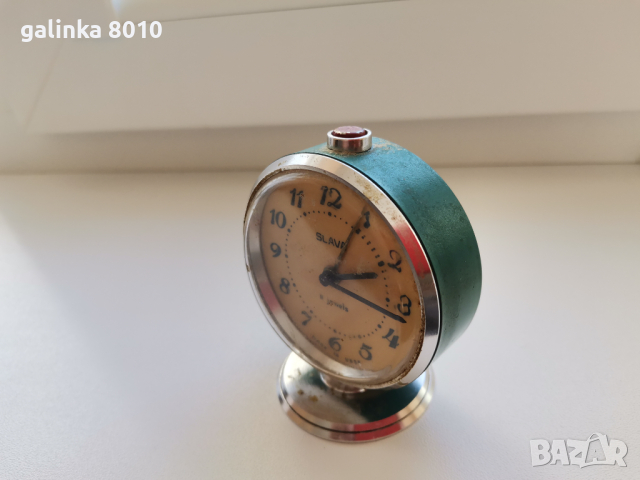 Работещ часовник Слава, снимка 3 - Антикварни и старинни предмети - 44923021