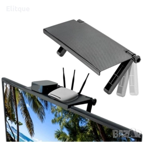 Настолна стойка за екран тип рафт, снимка 12 - Други стоки за дома - 52901554