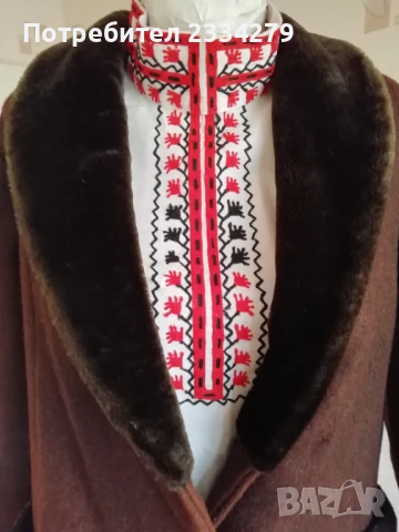 Антерия, стара женска зимна дреха 100% автентичност от миналото. Неизползвана от чеиз. , снимка 8 - Антикварни и старинни предмети - 51087088