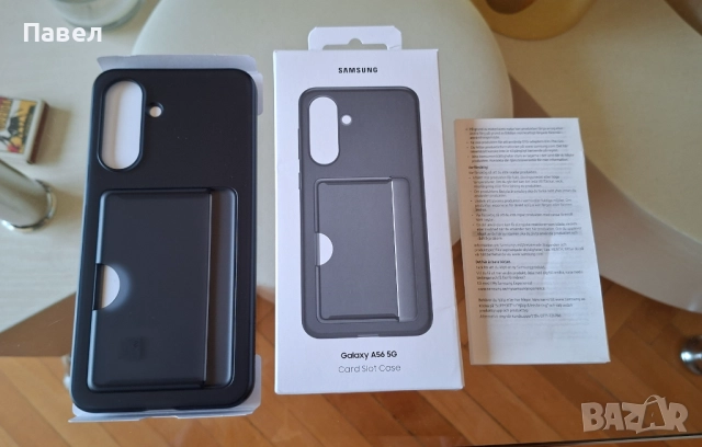 Предпазен калъф (кейс) Samsung Card Slot Case за Galaxy A56, Black