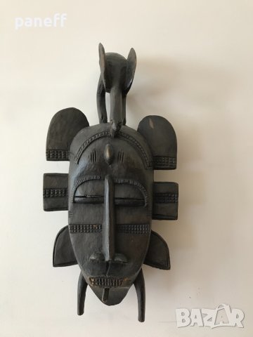 Стара африканска маска #1, снимка 6 - Антикварни и старинни предмети - 37230490