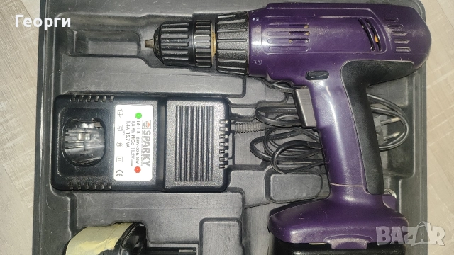 Работещ винтоверт Sparky - пълен комплект, работещи батерии., снимка 3 - Винтоверти - 52930188