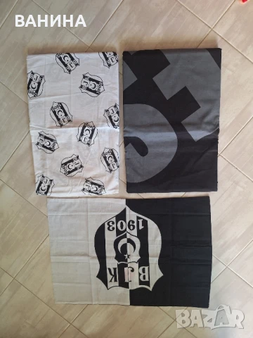 СПАЛЕН КОМПЛЕКТ ЧАРШАФИ 100%  ПАМУК, снимка 5 - Спално бельо - 50651038