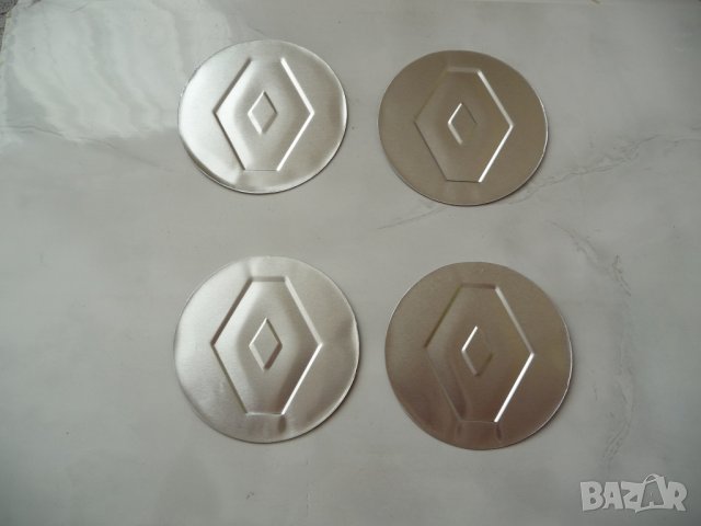 4 емблеми Рено Renault метални алуминиеви джанти лети волан, снимка 3 - Аксесоари и консумативи - 38673547