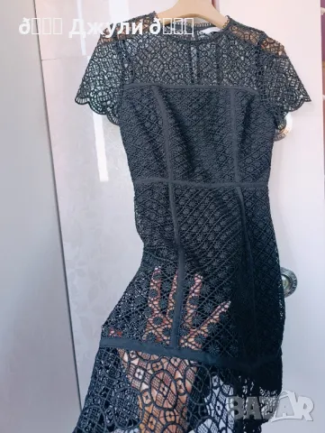 Рокля от едра дантела тип Self portrait, снимка 3 - Рокли - 50137320
