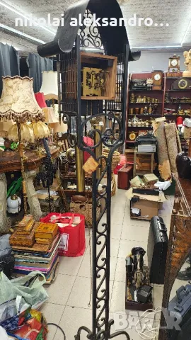 френски винтидж часовник ковано желязо , снимка 5 - Антикварни и старинни предмети - 50080488