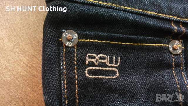 G-Star RAW 3301 LOW TAPERED Размер 33/34 мъжки дънки 2-59, снимка 7 - Дънки - 52730120