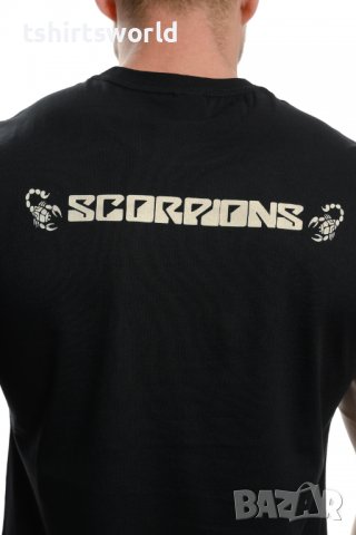 Нова мъжка тениска с дигитален печат на музикалната група Scorpions с гръб, снимка 6 - Тениски - 37699350
