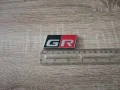 сребристо с червено емблема за решетка Toyota GR, снимка 2