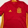 Adidas Испания Футболна Тениска 2015/16 Размер 13-14 Години, снимка 2