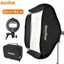 Софтбокс Godox 80х80см + aдаптер за ръчна светкавица Godox S2 - чисто нов, снимка 1 - Светкавици, студийно осветление - 37385339