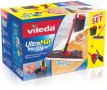 Vileda Ultramat моп за почистване с комплект за метене, снимка 1 - Мопове, кофи, четки и метли - 40418633