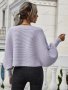 Дамски свободен пуловер с кръгло деколте и дълги ръкави, 2цвята - 023, снимка 7