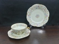 Стар немски порцелан троен сет за кафе чай , снимка 1