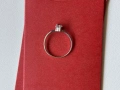 Пръстен от сребро годежен с цирконий 925, снимка 3