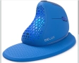 DELUX Seeker M618XSD Безжична ергономична вертикална мишка с OLED екран, снимка 1