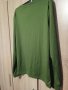 Маслено зелена тънка блуза с дълги ръкави, снимка 3