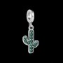 Сребърен висящ елемент Пандора,колекция"Tropic-кактус, снимка 1 - Колиета, медальони, синджири - 44148678