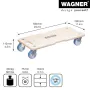 Помощна количка WAGNER MM 1325 I 59 x 29 x 11 cm - товароподемност 300 kg, снимка 2