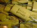 0.47uF/400V Siemens vintage axial capacitors for audio, снимка 2