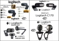 Logitech USB Камери с Микрофон, снимка 1
