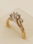 Златен пръстен с брилианти , снимка 7
