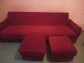 Разтегателен диван и фотьойли - изгодно, снимка 1 - Дивани и мека мебел - 44575808