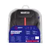 Комфортна подложка за седалка Sparco с червен дизайн, снимка 4