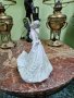 Уникат - превъзходна антикварна колекционерска румънска порцеланова фигура ARPO, снимка 8