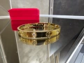 CARTIER Love Gold 4 Diamonds Гривна с Отверка, снимка 2