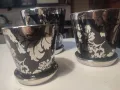 комплект керамични саксии, уникален дизайн, снимка 1