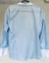 Нова луксозна риза ETERNA Excellent - Небесносиня класика, Памук, р-р 46, снимка 13