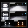 LED Фарове 200W 20x14 см за Jeep Wrangler YJ, Cherokee XJ, Daihatsu Feroza, снимка 4